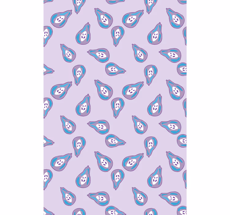 Playful Pear Pattern fruit roller blind - TenStickers