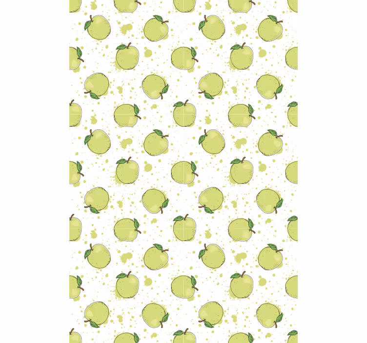 Green Apple Array fruit roller blind - TenStickers