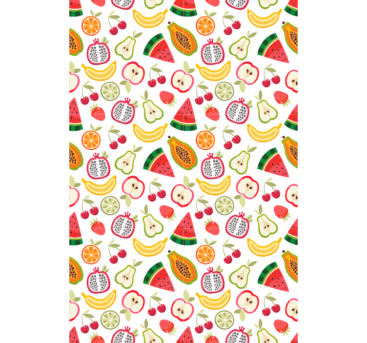 Fruity Pattern Design fruit roller blind - TenStickers