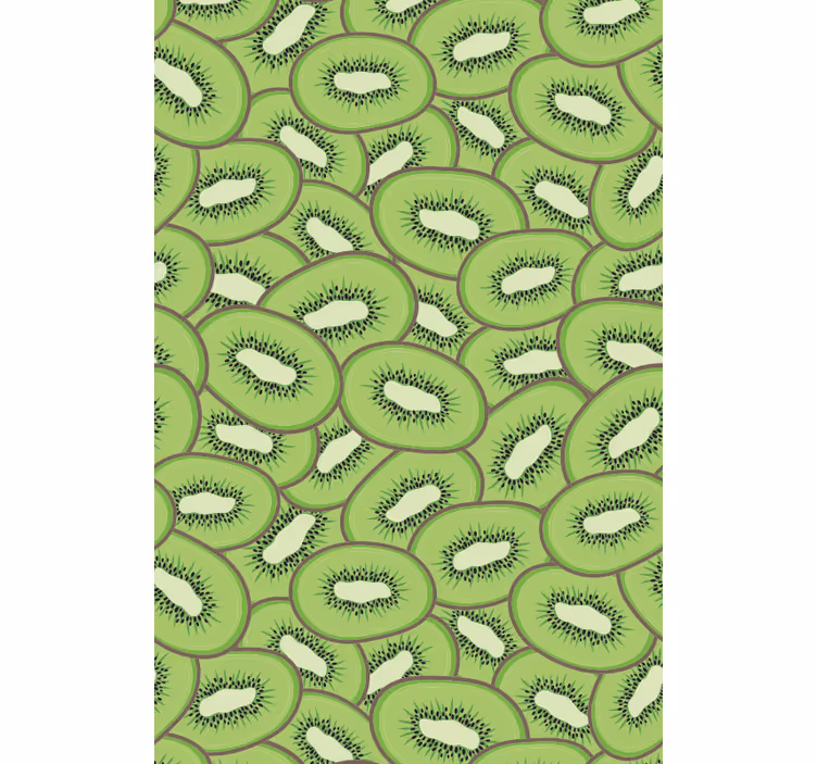 Sliced Kiwi Pattern fruit roller blind - TenStickers