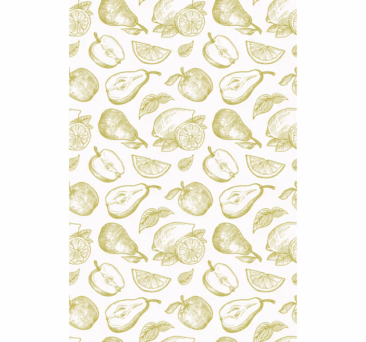 Citrus Freshness fruit roller blind - TenStickers
