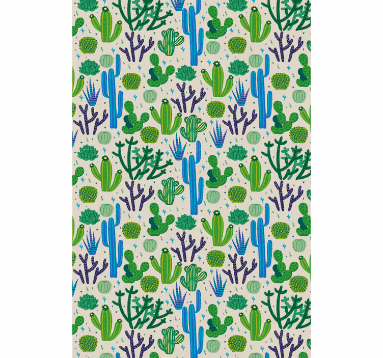 Cacti Pattern Design cactus roller blind - TenStickers
