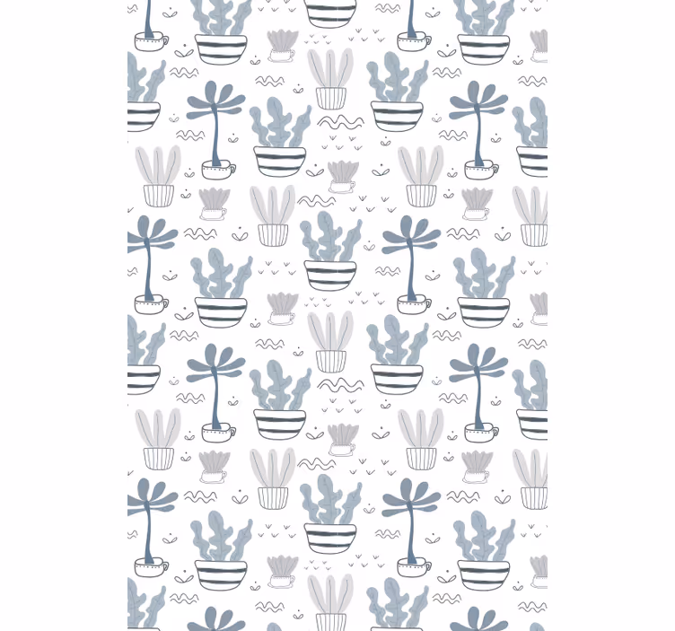 Gray Shades cactus roller blind - TenStickers