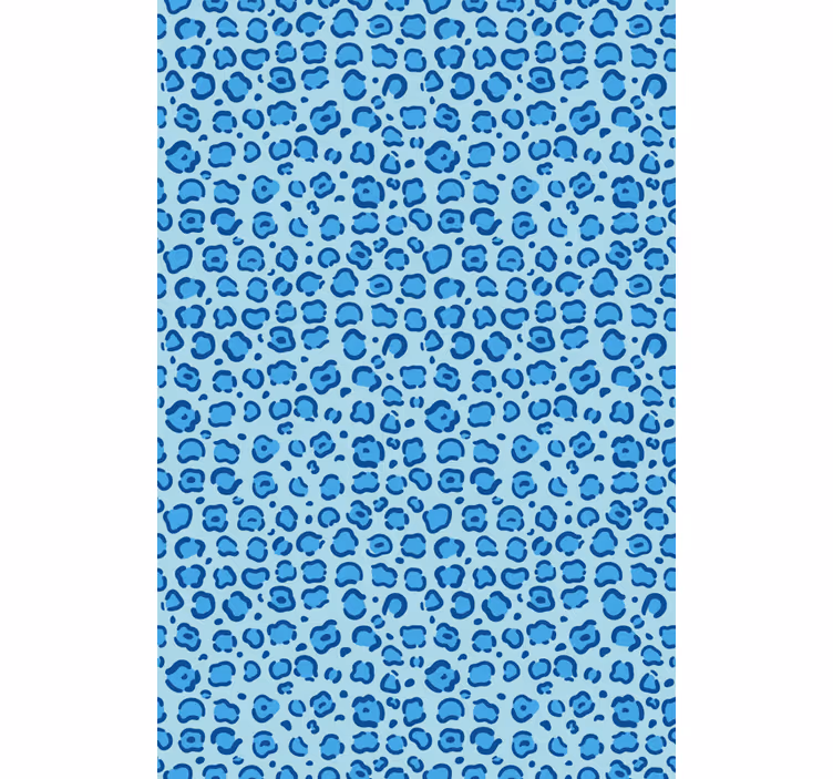 Blue leopard print Various animal blind - TenStickers