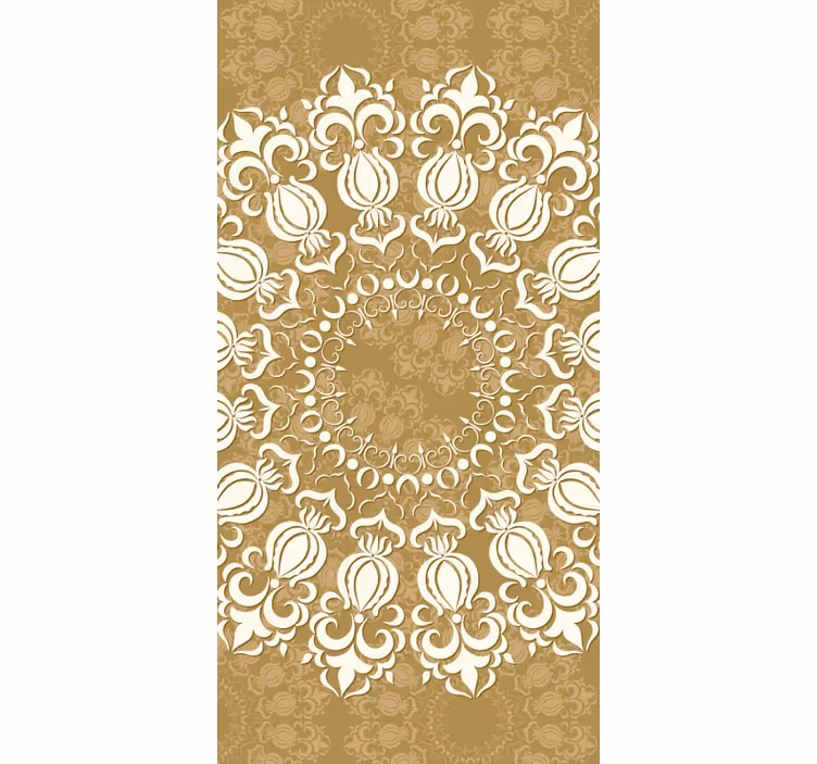 Ornate Damask Design elegant roller blind - TenStickers