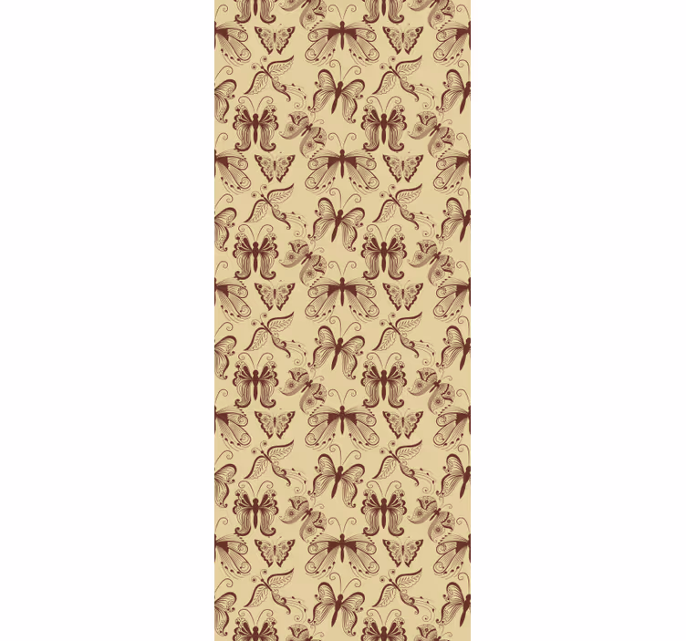 Butterfly roller blind with detailed butterfly design - TenStickers
