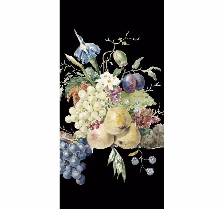 Amsterdam flowers Home office blind - TenStickers