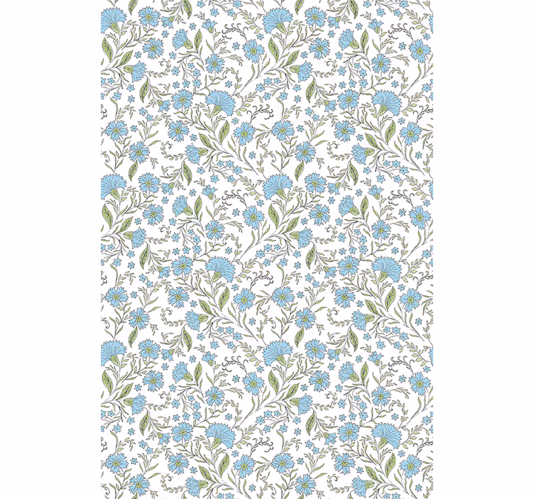 Floral Vine Pattern flower roller blind - TenStickers