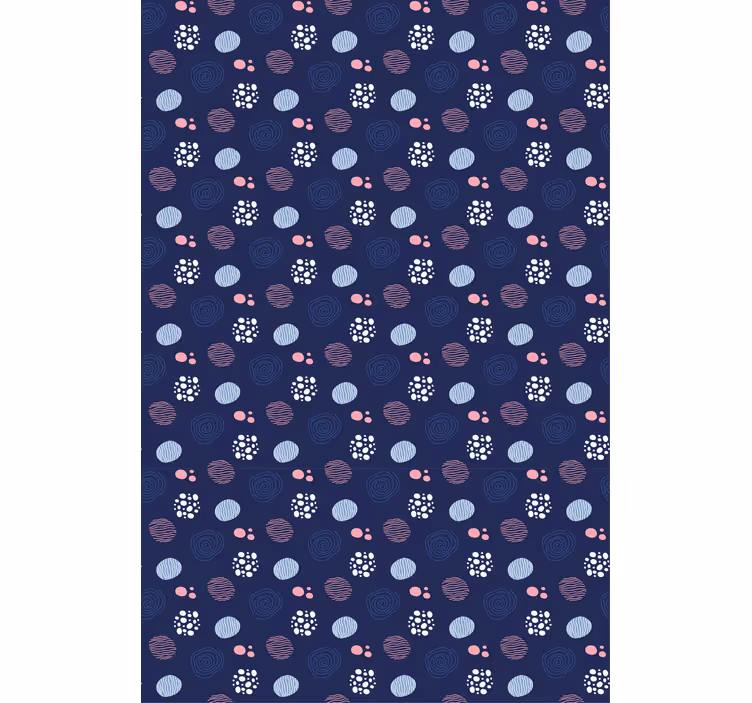 Abstract Circle Patterns texture roller blind - TenStickers