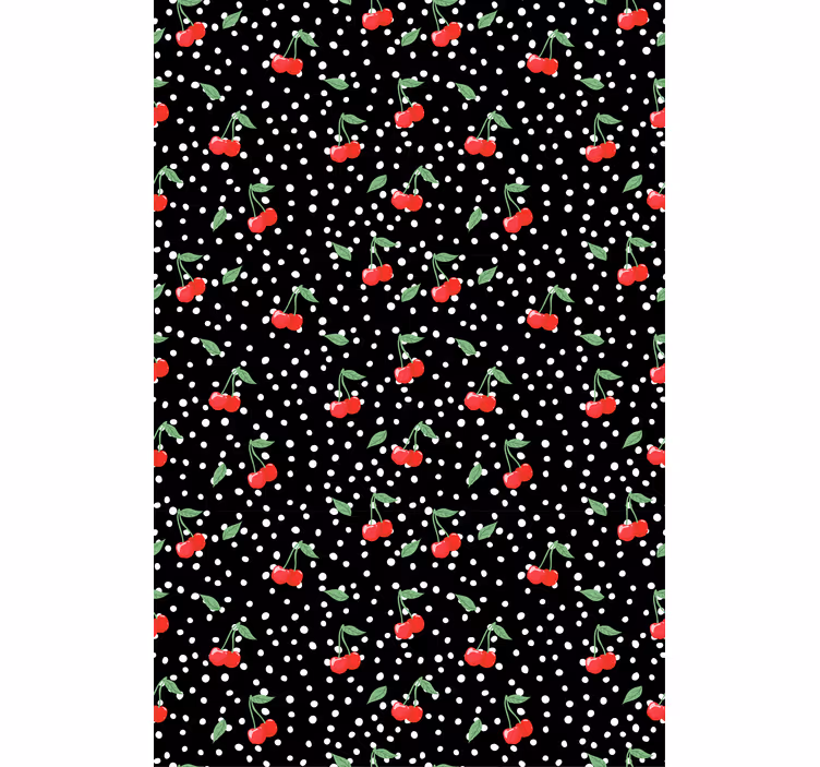 Cherry Blossom Theme fruit roller blind - TenStickers