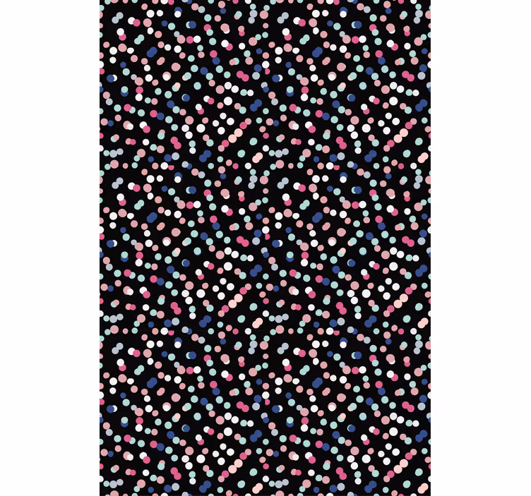 Colorful dot pattern teenage roller blind - TenStickers