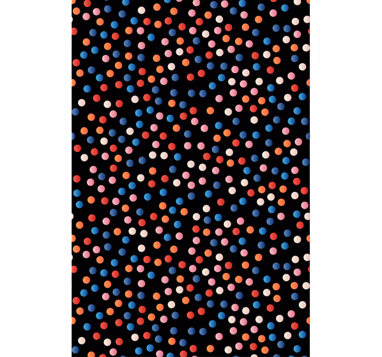 Colorful Polka Dots kids roller blind - TenStickers