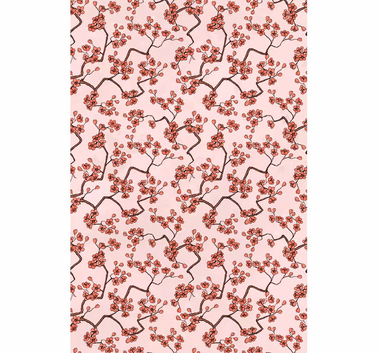 Cherry Blossom Branches flower roller blind - TenStickers