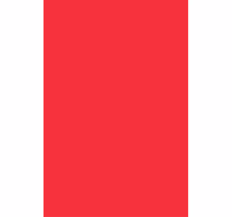 Bright red design Kitchen blind - TenStickers