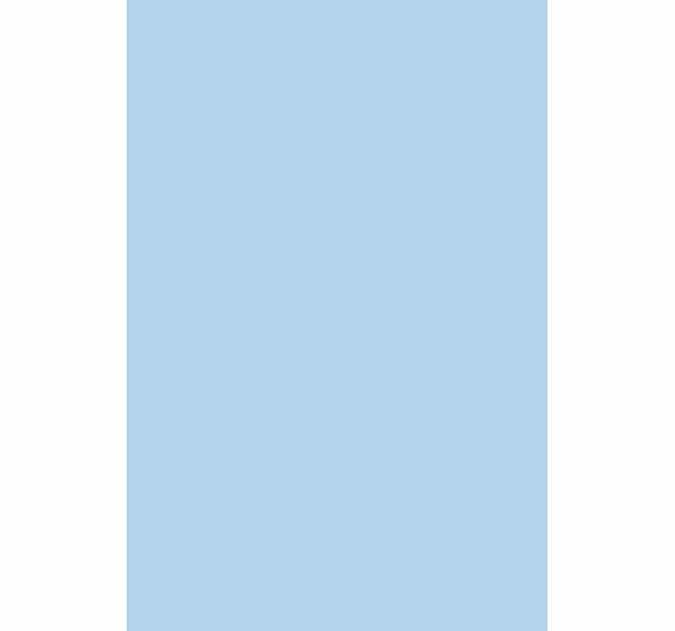 Pale cyan shade opaque roller blind - TenStickers