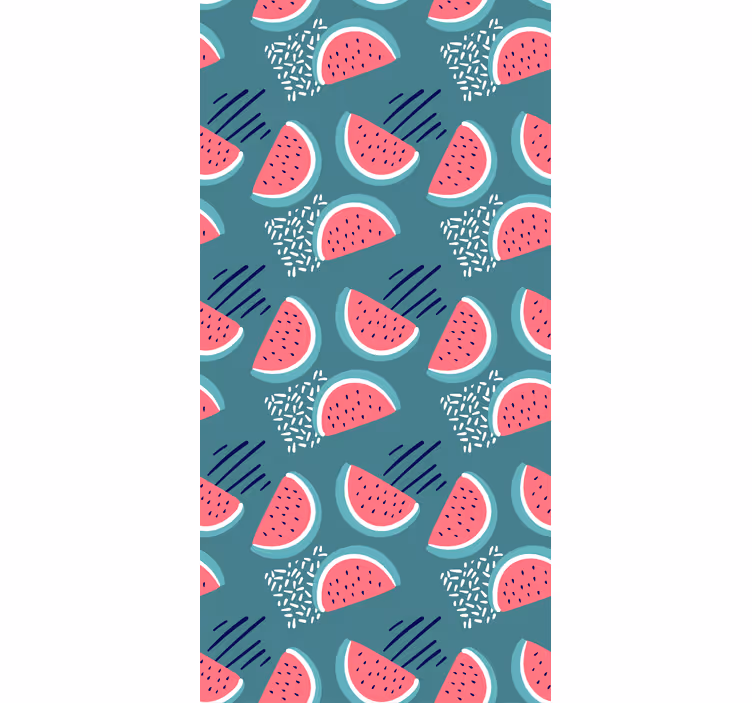 Watermelon Slice Motif fruit roller blind - TenStickers