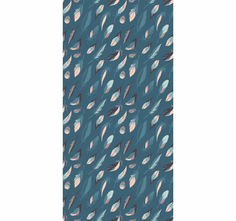 Elegant Leaf Patterns flower roller blind - TenStickers