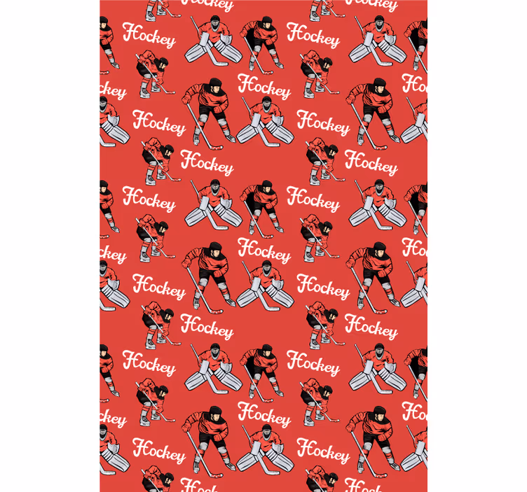 Hockey Players Print roller blind sports - TenStickers