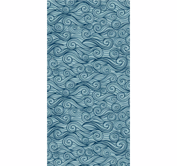 Flowing Wave Patterns texture roller blind - TenStickers