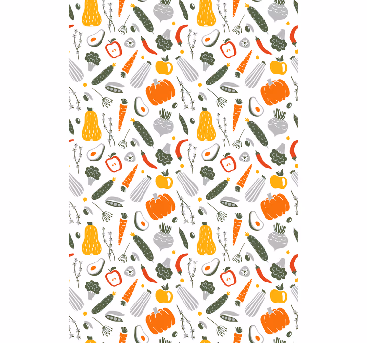 Colorful Vibrant Pattern fruit roller blind - TenStickers