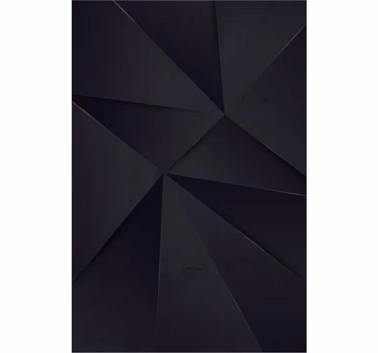 Black geometric design Master bedroom blind - TenStickers