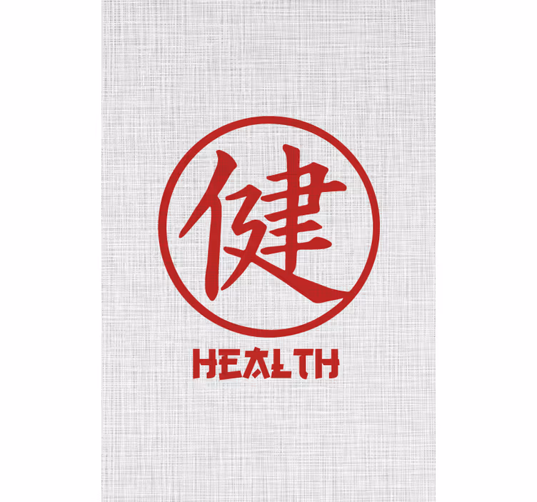 Healthy Living Encouragement custom roller blind - TenStickers