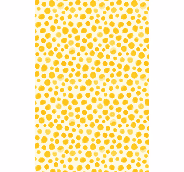 Lemon Polka Dots fruit roller blind - TenStickers