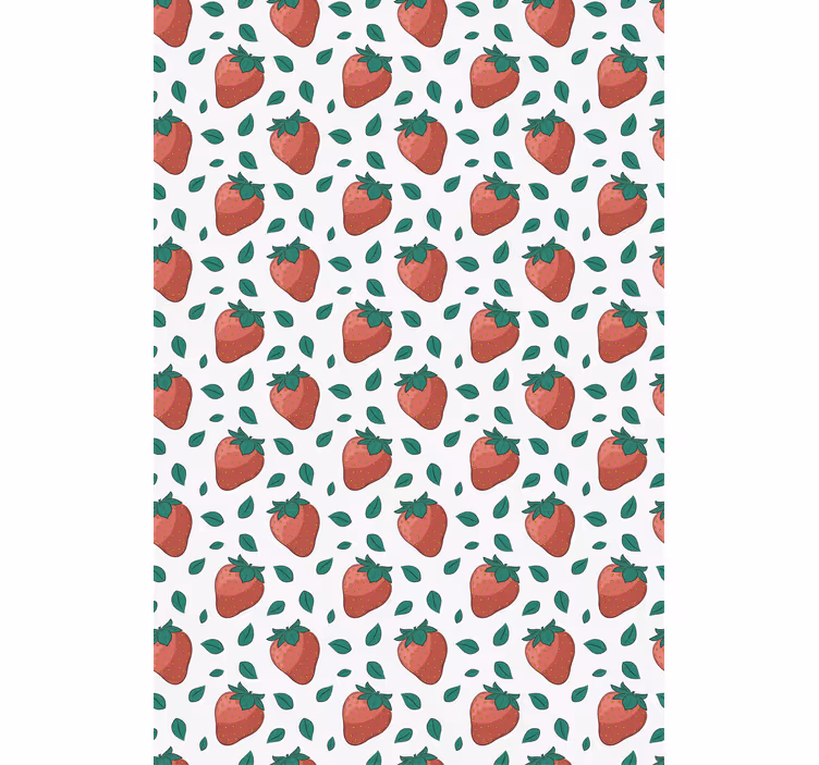 Strawberry and leaves Fruit and vegetable blind - TenStickers