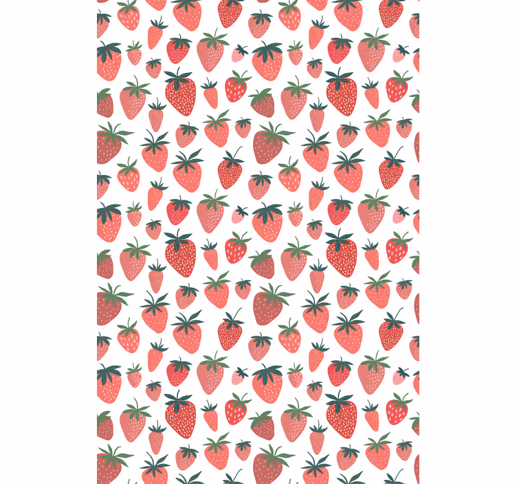 Strawberry pattern design fruit roller blind - TenStickers