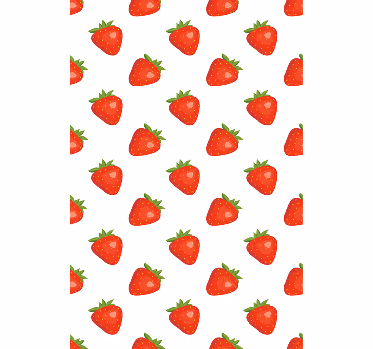 Strawberry Motif fruit roller blind - TenStickers