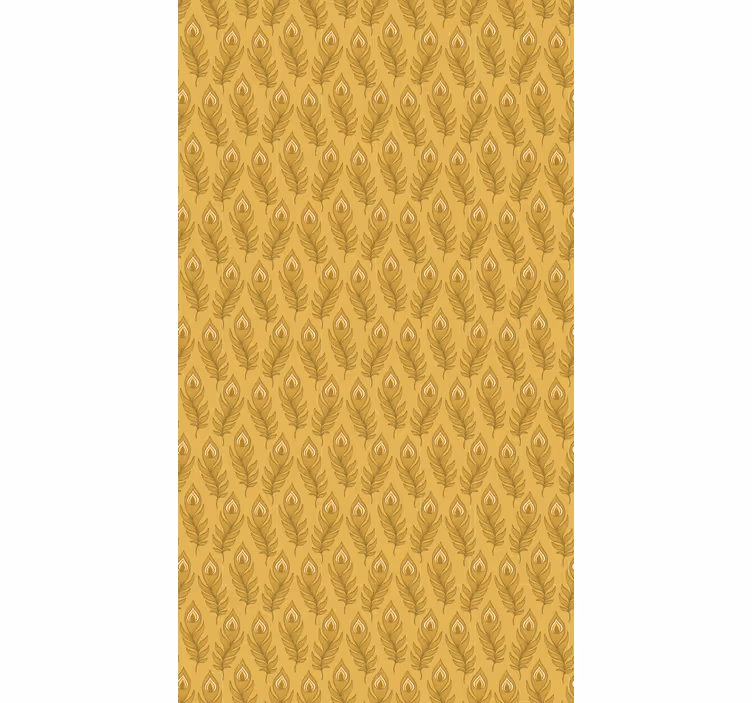 Graceful Foliage Motif flower roller blind - TenStickers
