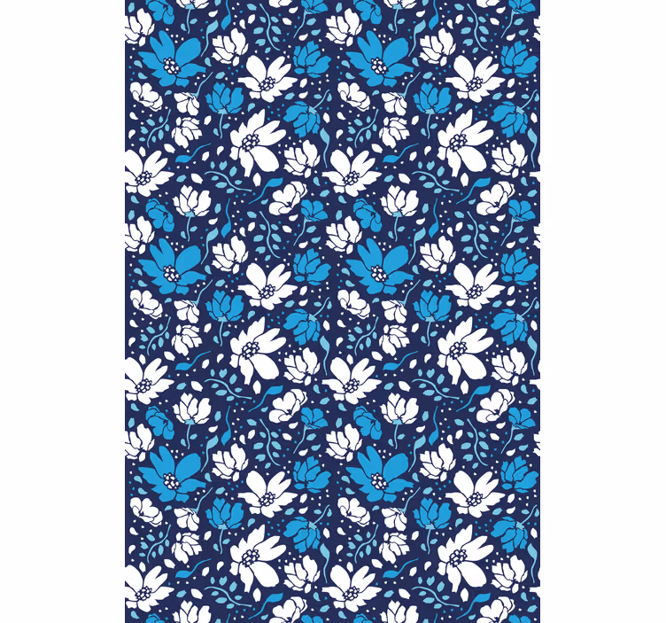 Floral Theme Style flower roller blind - TenStickers