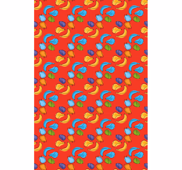 Lively fruits composition fruit roller blind - TenStickers