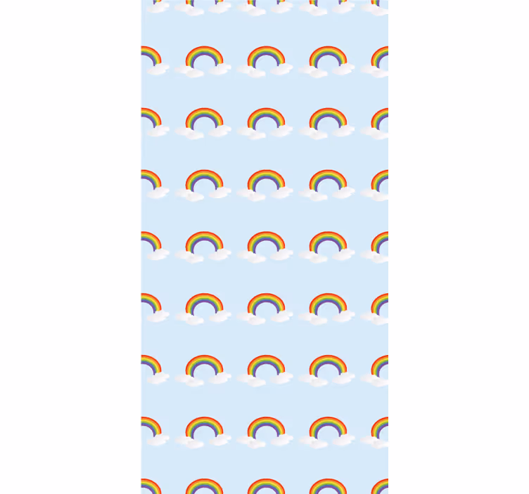 Rainbows cheer kids roller blind - TenStickers