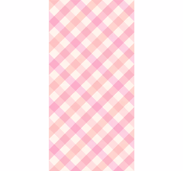 PINK CHECKERED PATTERN texture roller blind - TenStickers