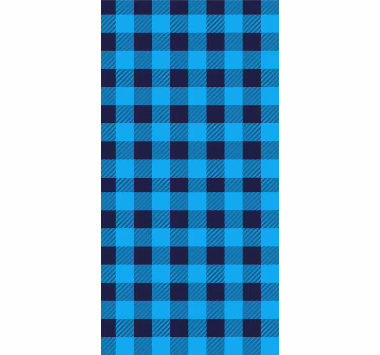 Checkered Pattern Design texture roller blind - TenStickers