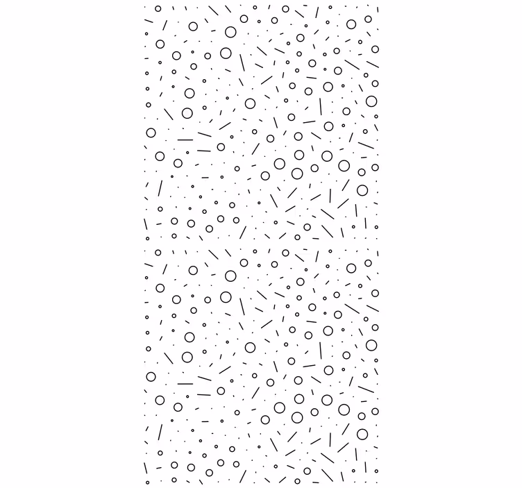 Abstract circular pattern modern roller blind - TenStickers