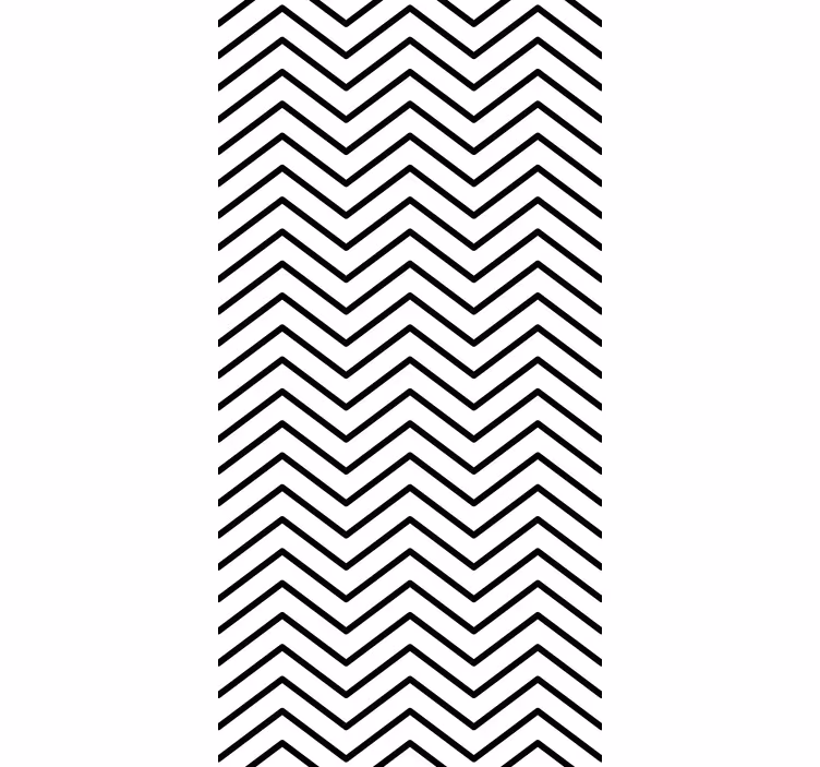 Chevron Patterned Design modern roller blind - TenStickers
