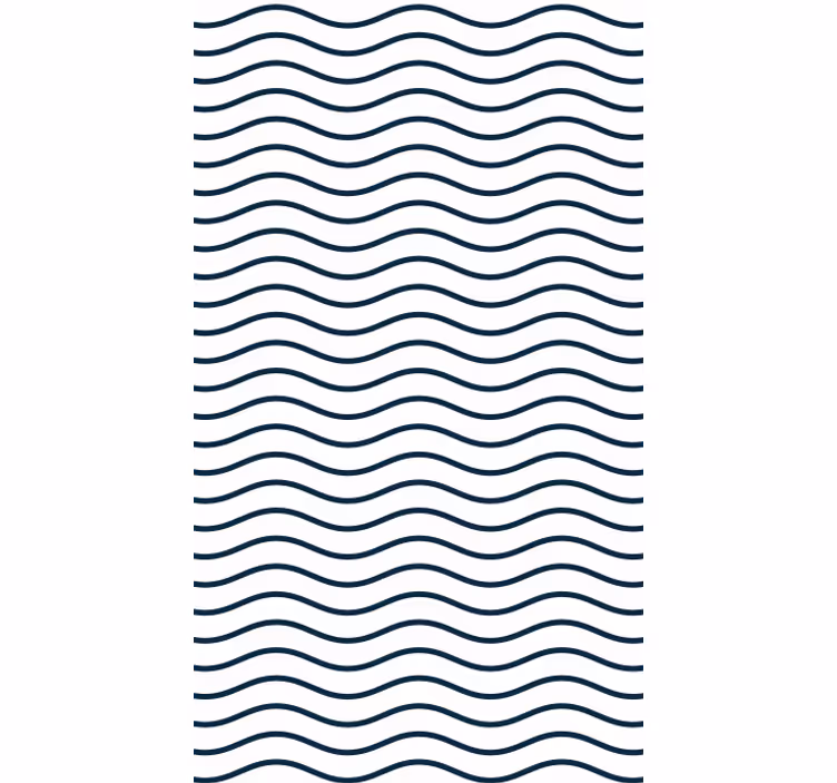 Undulating Wave Motifs texture roller blind - TenStickers