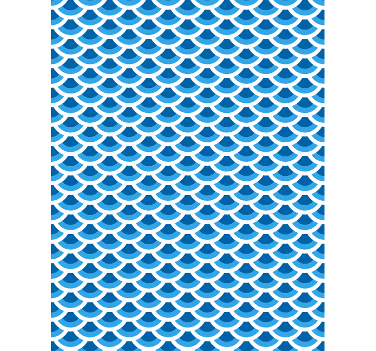 Ocean Wave Pattern texture roller blind - TenStickers