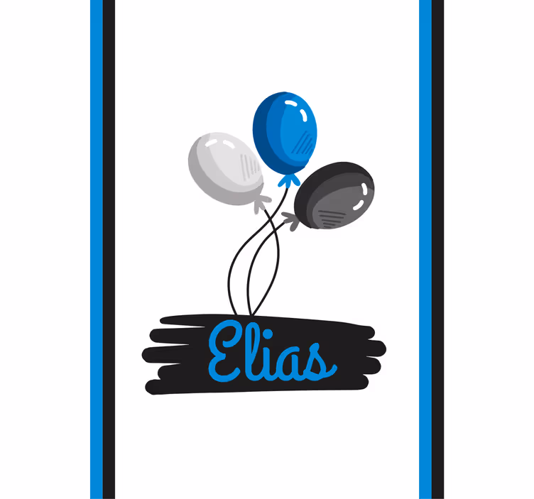Custom roller blind custom balloon design - TenStickers