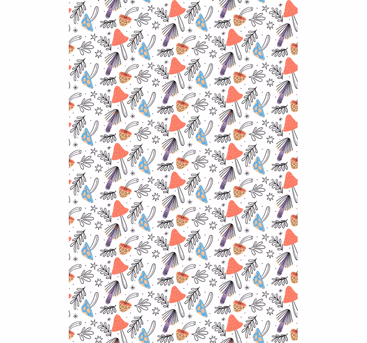 Funky Floral Design flower roller blind - TenStickers