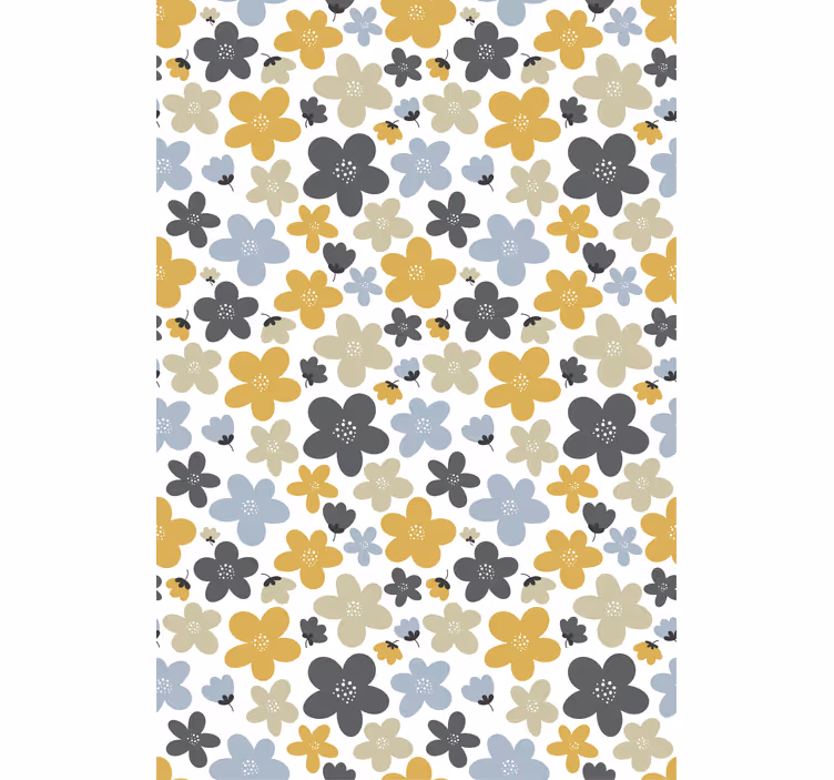 Floral arrangement for kids flower roller blind - TenStickers