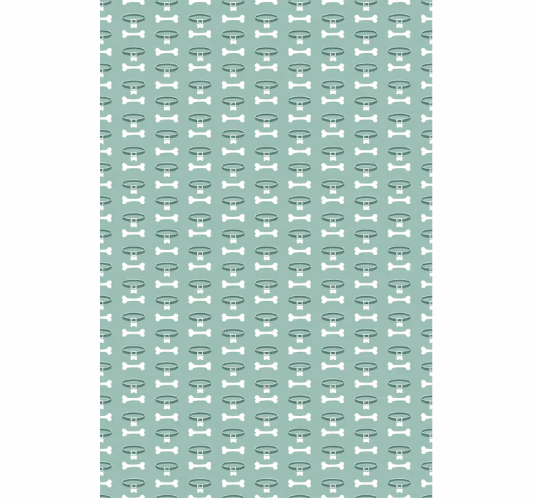 Dog Bones Pattern animal roller blind - TenStickers