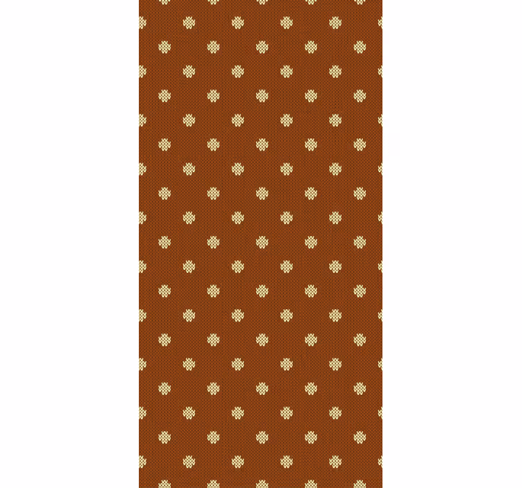 Brown simple pattern kids roller blind - TenStickers