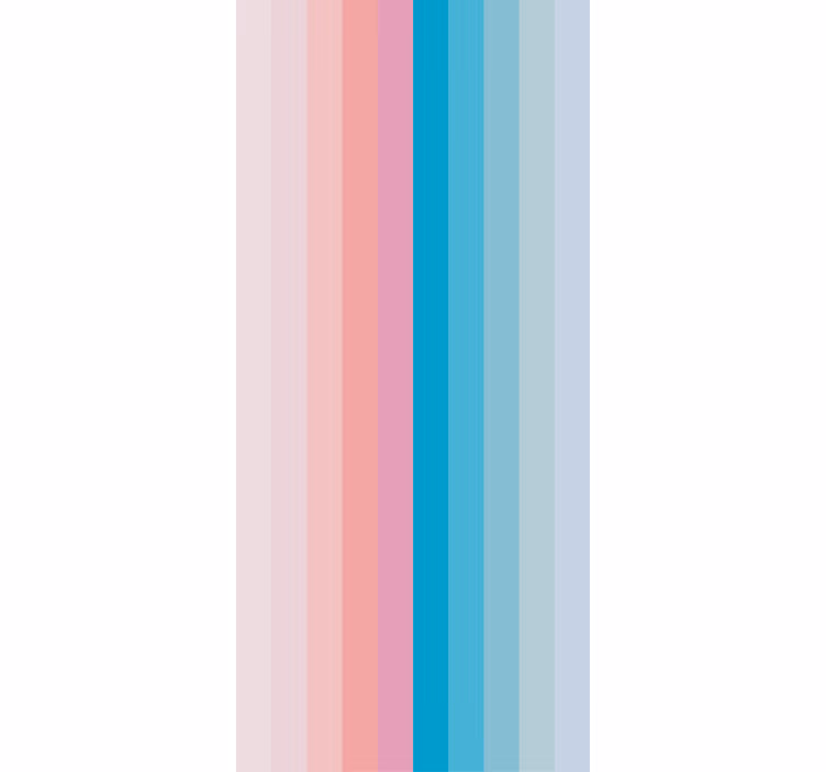 Pastel colors shades block Living room blind - TenStickers