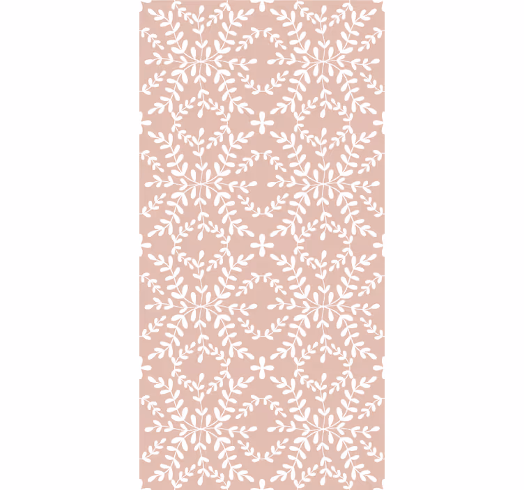 Botanical Leaf Theme flower roller blind - TenStickers
