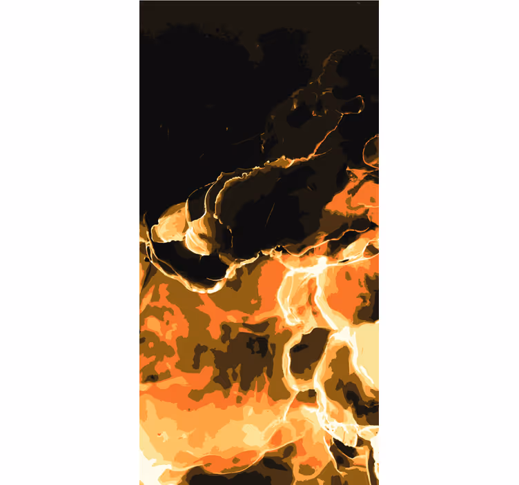 Fiery Swirls texture roller blind - TenStickers