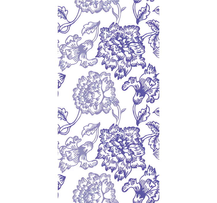 Elegant Floral Theme flower roller blind - TenStickers