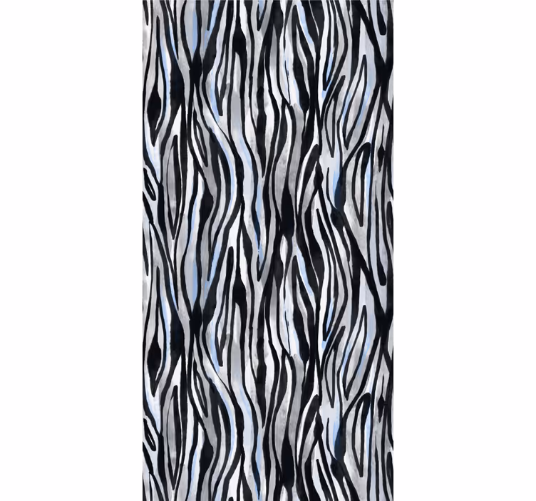 Abstract zebra stripes texture roller blind - TenStickers